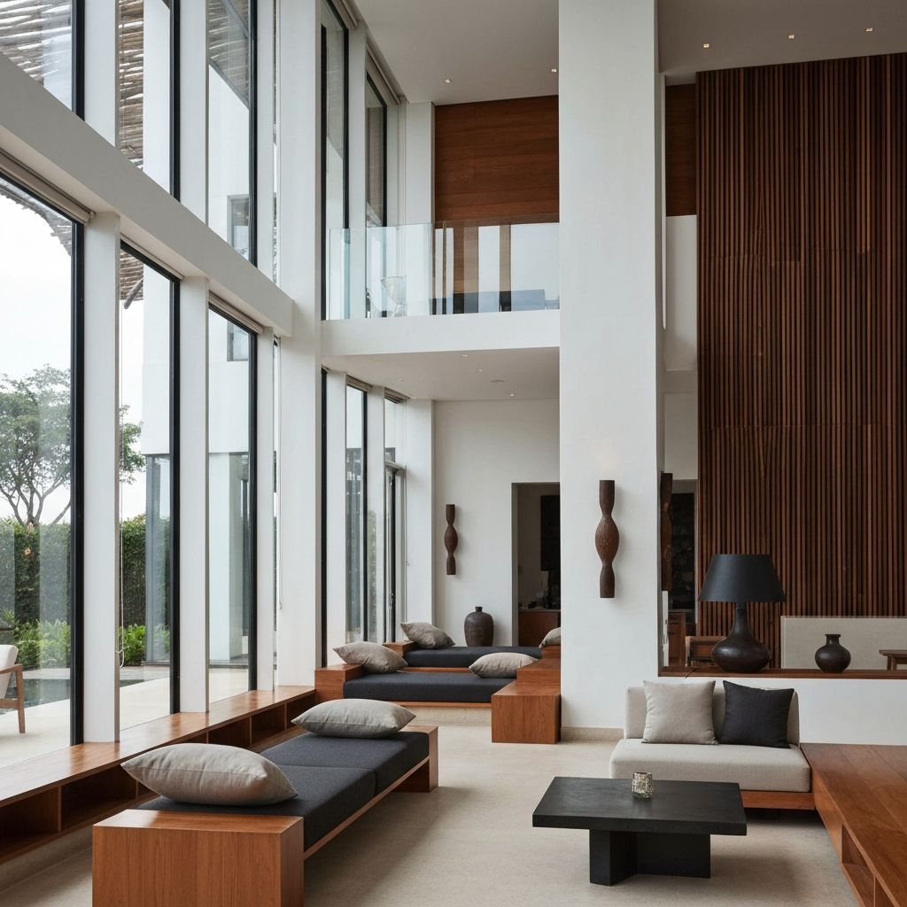 Curated architectural composition